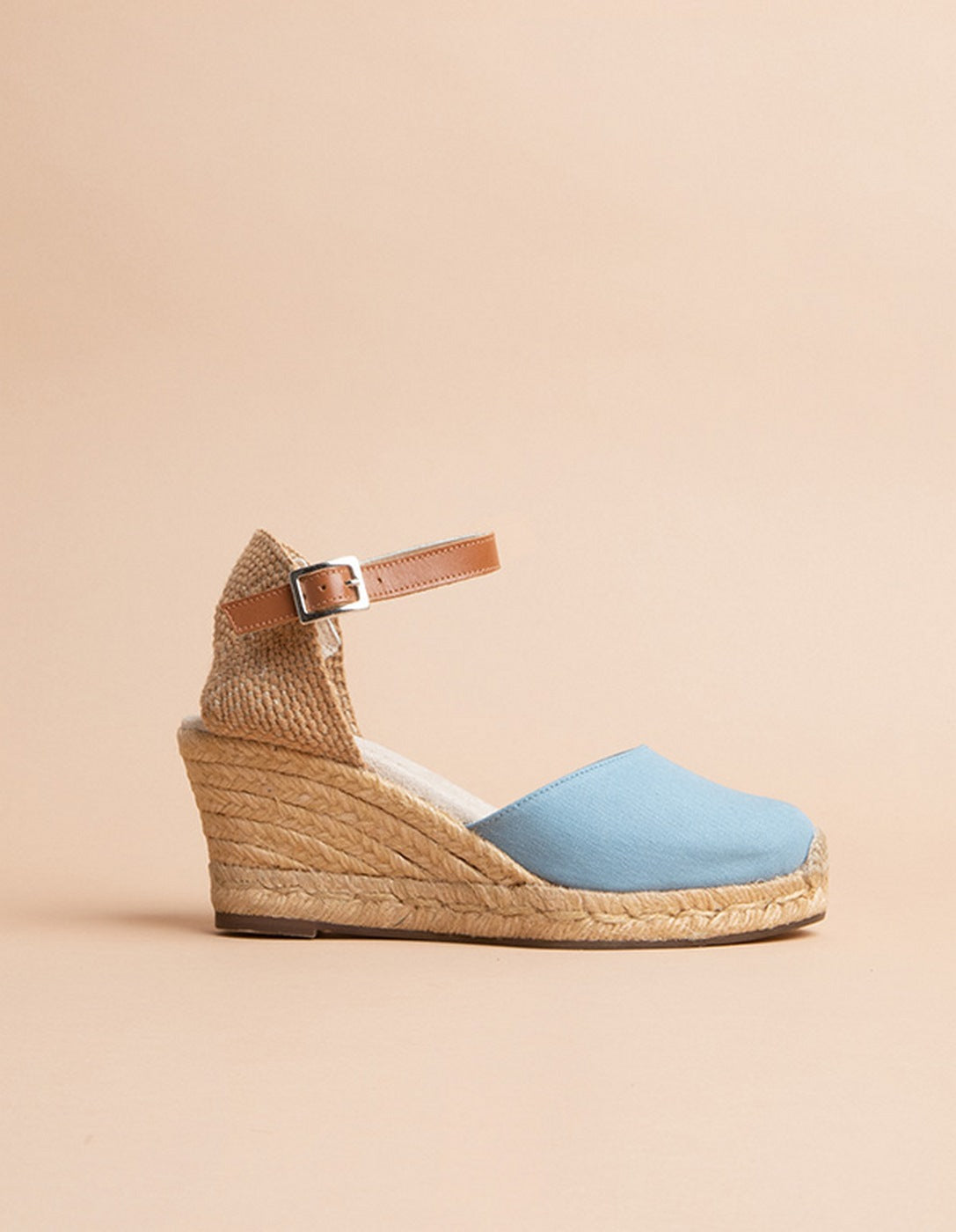 Alpargatas Dolce Vita Bride Tacón Medio - Azul - Mujer
