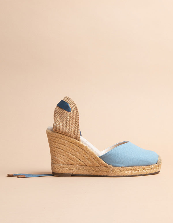 Alpargatas Dolce Vita Ribbon - Azul - Mujer
