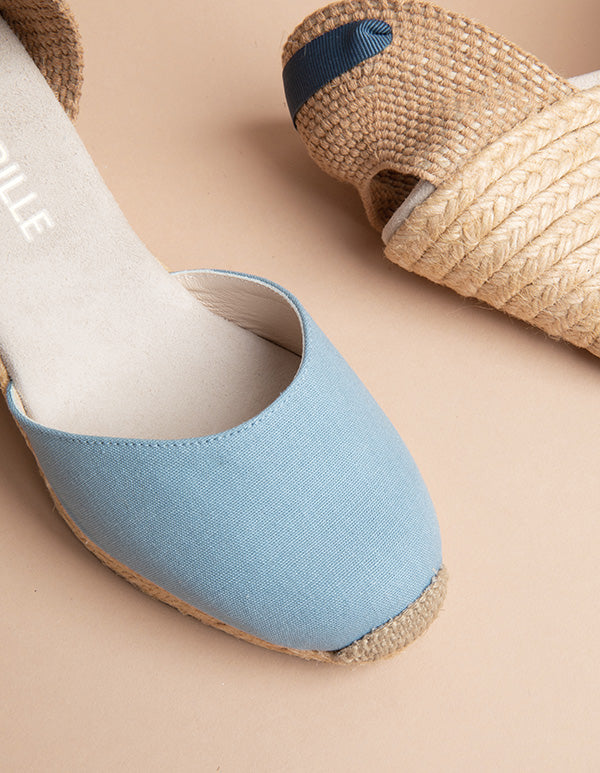 Alpargatas Dolce Vita Ribbon - Azul - Mujer