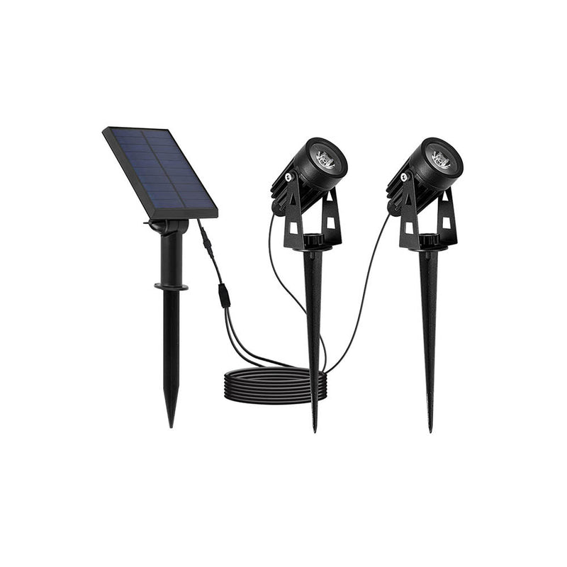 Foco solar - 2X redondo