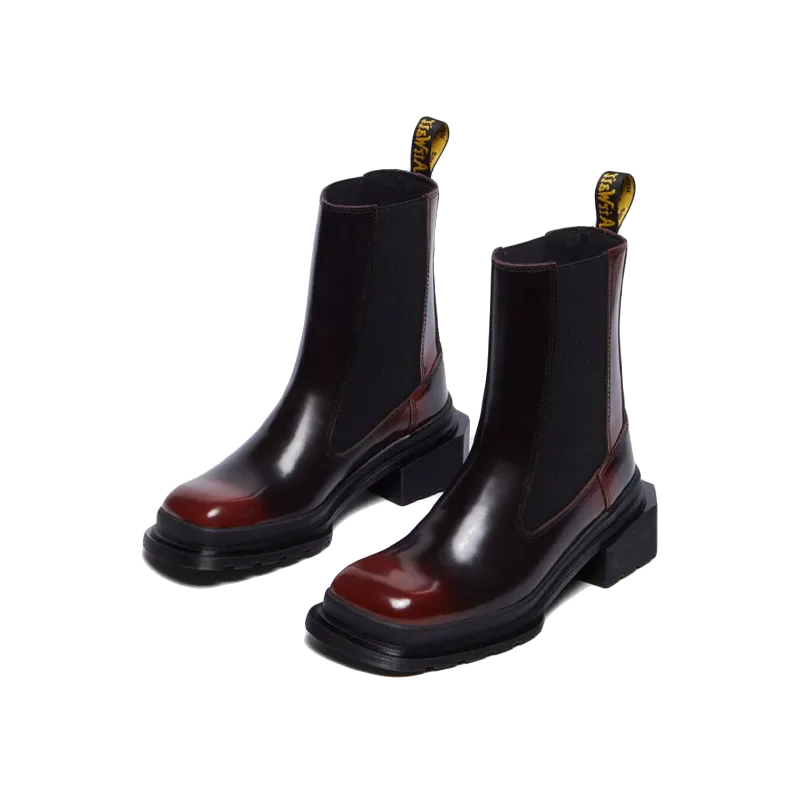 Maybole Chelsea Boot Cherry Red Arcadia - Noir