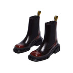 Dr. Martens - Bota Chelsea Maybole Cherry Red Arcadia - Negro