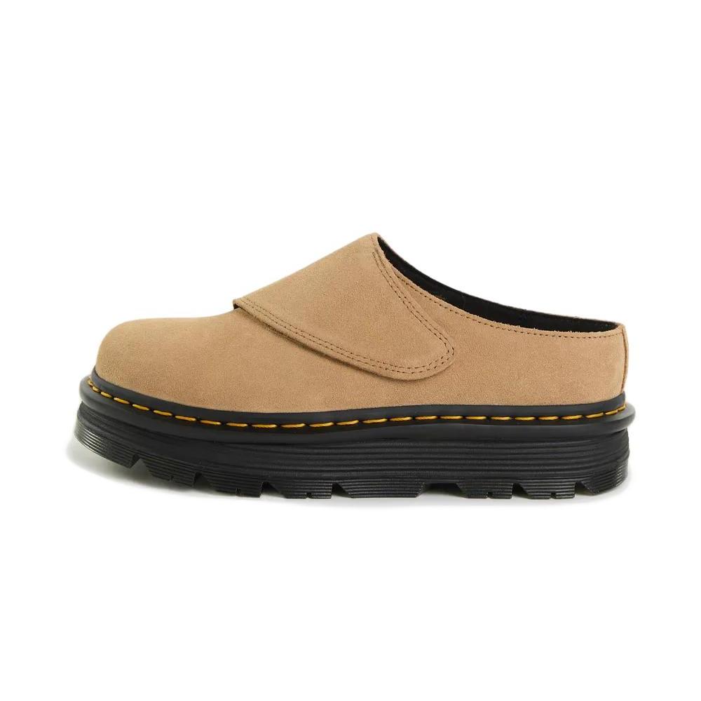 Dr. Martens - Chaussures Zebzag Anywair Savannah Tan Bronx Suede - Beige