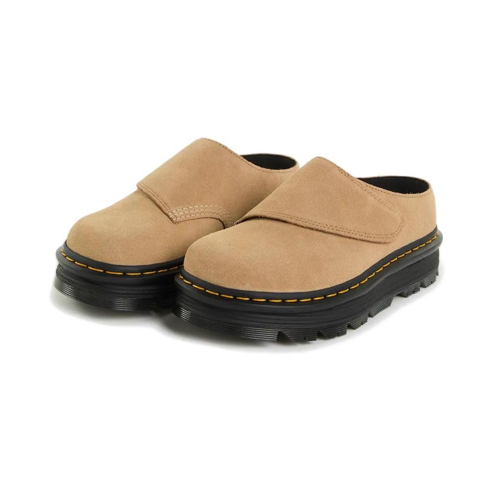 Dr. Martens - Chaussures Zebzag Anywair Savannah Tan Bronx Suede - Beige