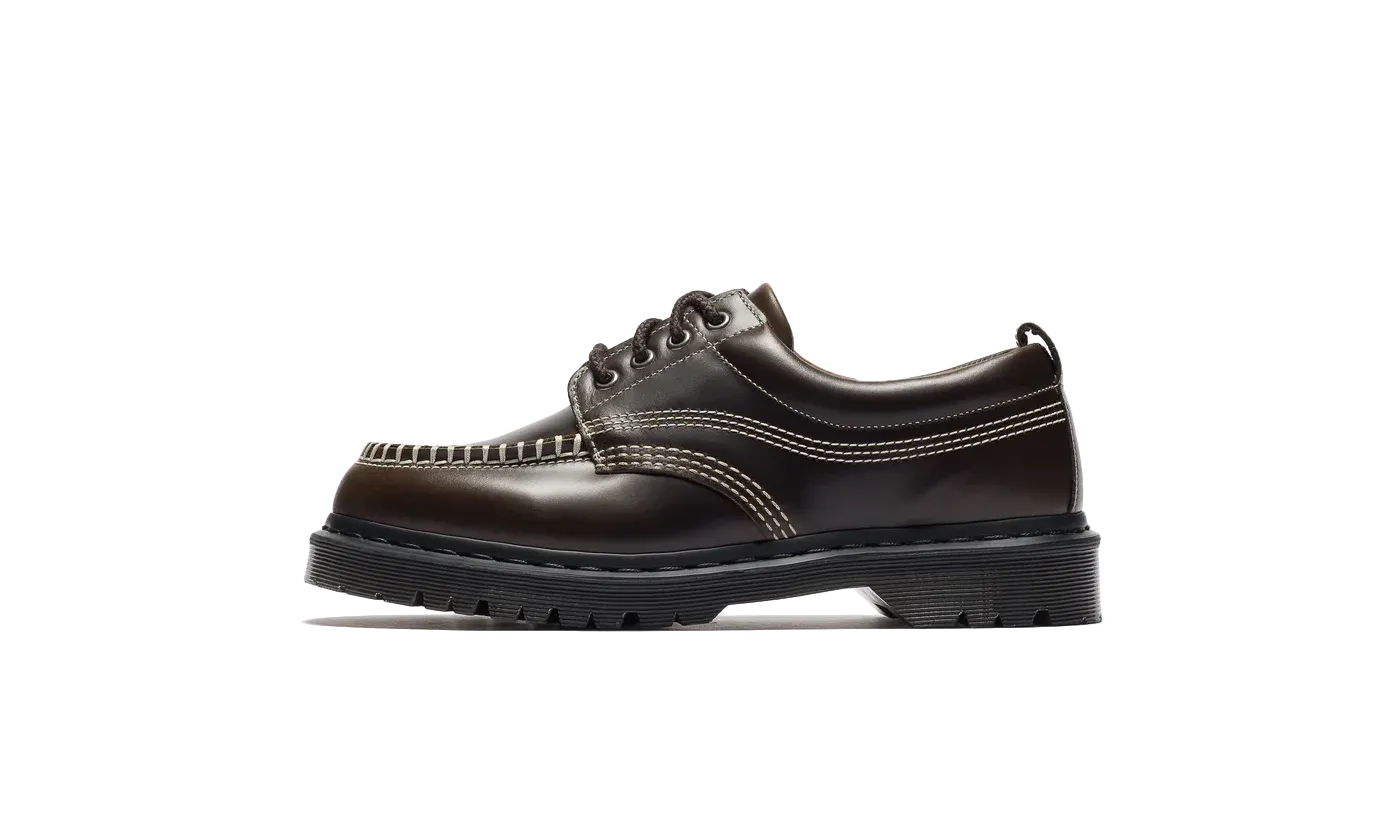 Lowell 4 Eye Shoe Dms Olive Wild Grain - Vert