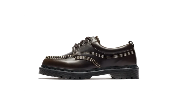 Dr. Martens - Lowell 4 Eye Shoe Dms Olive Wild Grain - Vert