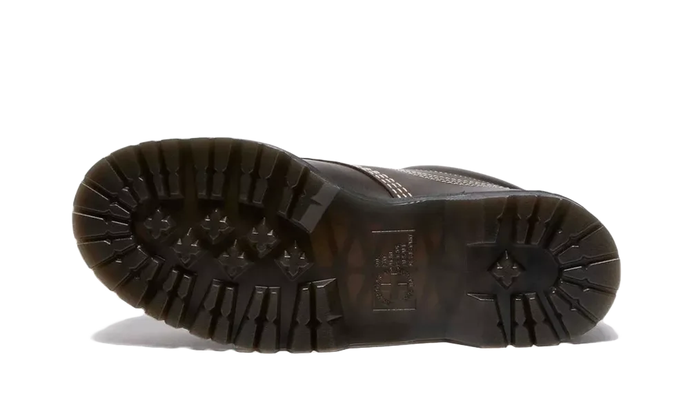 Lowell 4 Eye Shoe Dms Olive Wild Grain - Vert