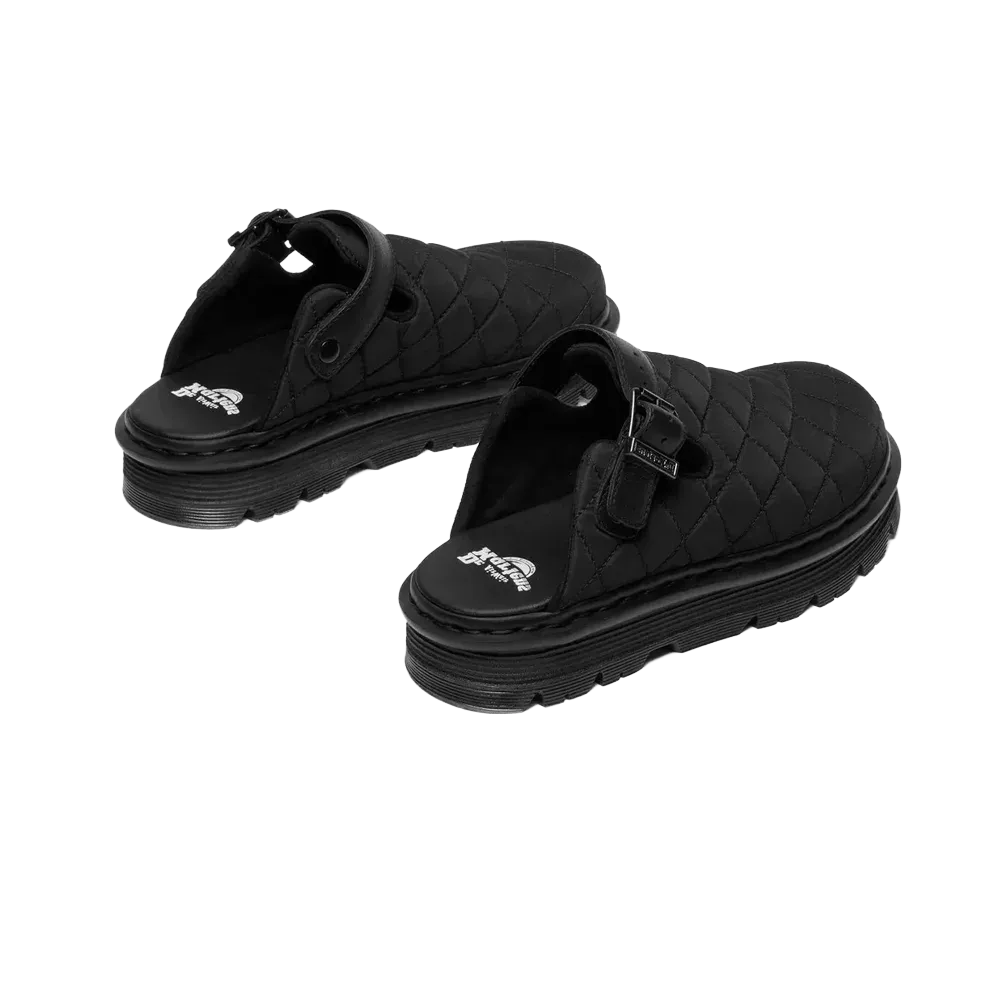 Dr. Martens - Zapatillas Zebzag Mule Black Econyl Woven Wr+Grizzly - Negro