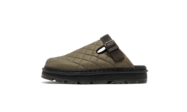 Dr. Martens - Zebzag Mule Dms Olive Econyl Woven Wr+Grizzly - Vert