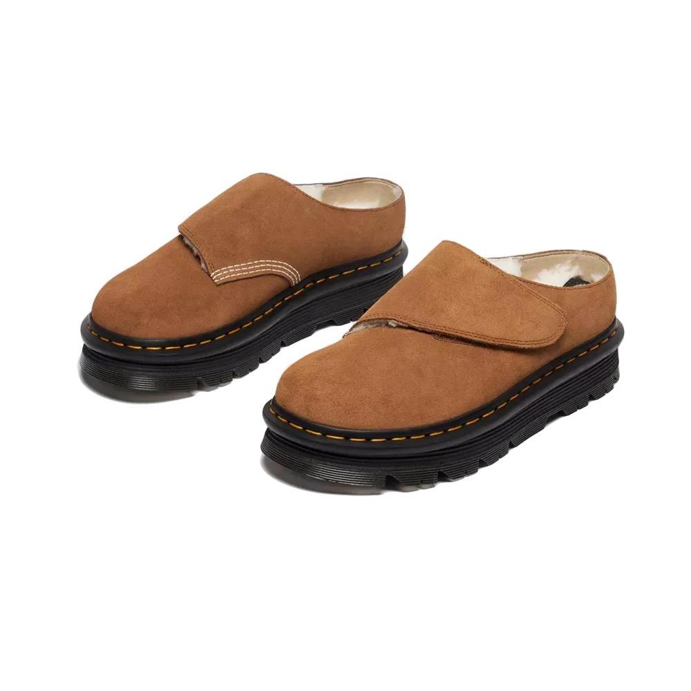 Dr. Martens - Chaussures Zebzag Anywair Wl Desert Brown Bronx Suede - Marron