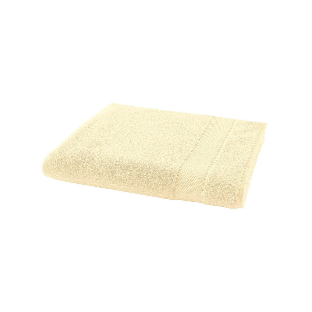 Éponge Unie - Drap de Bain - Jaune Clair