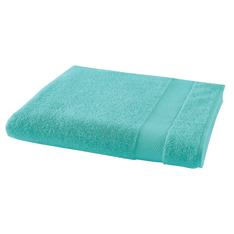 Drap De Bain - Éponge Unie - Turquoise