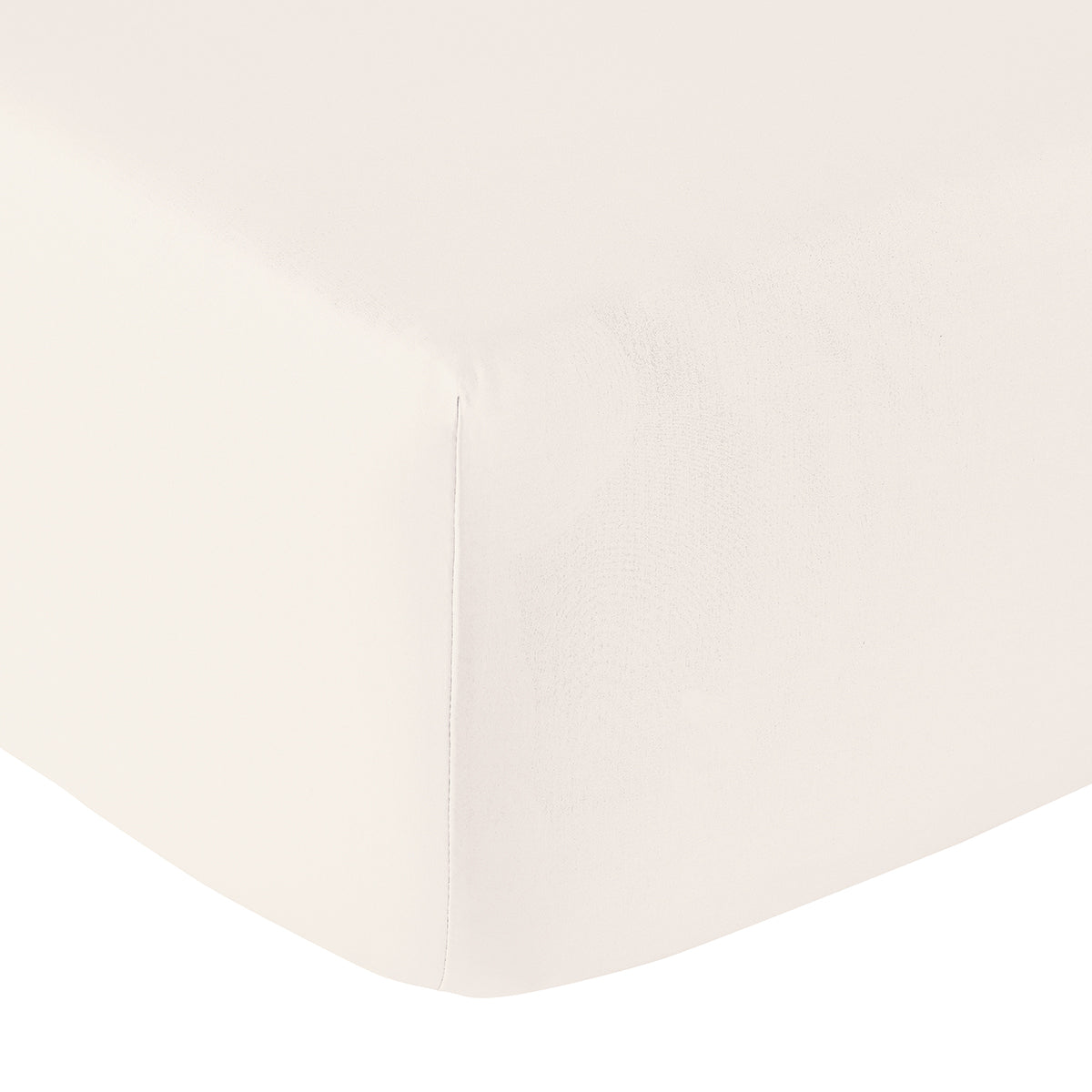 Percale Unie - Drap Housse - Ivoire
