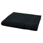 Plain Terry Towelling - Bath Sheet - Black
