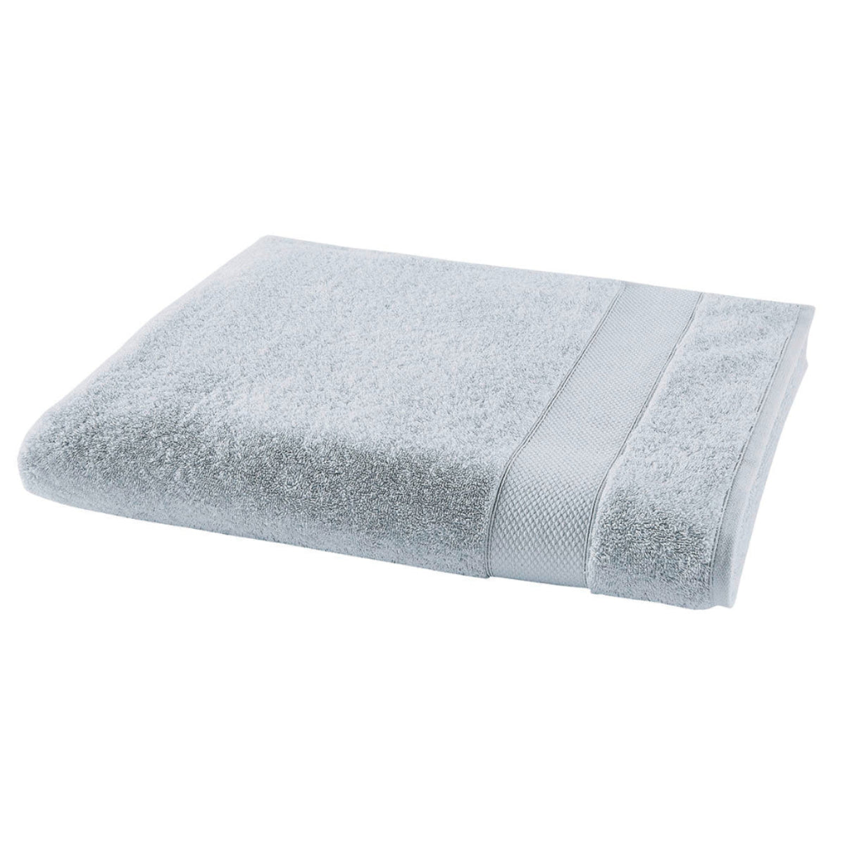 Éponge Unie - Drap de Bain - Gris Clair