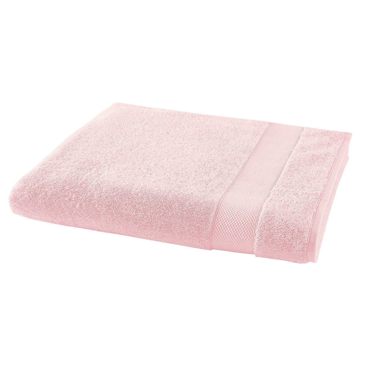 Éponge Unie - Drap de Bain - Rose Pâle
