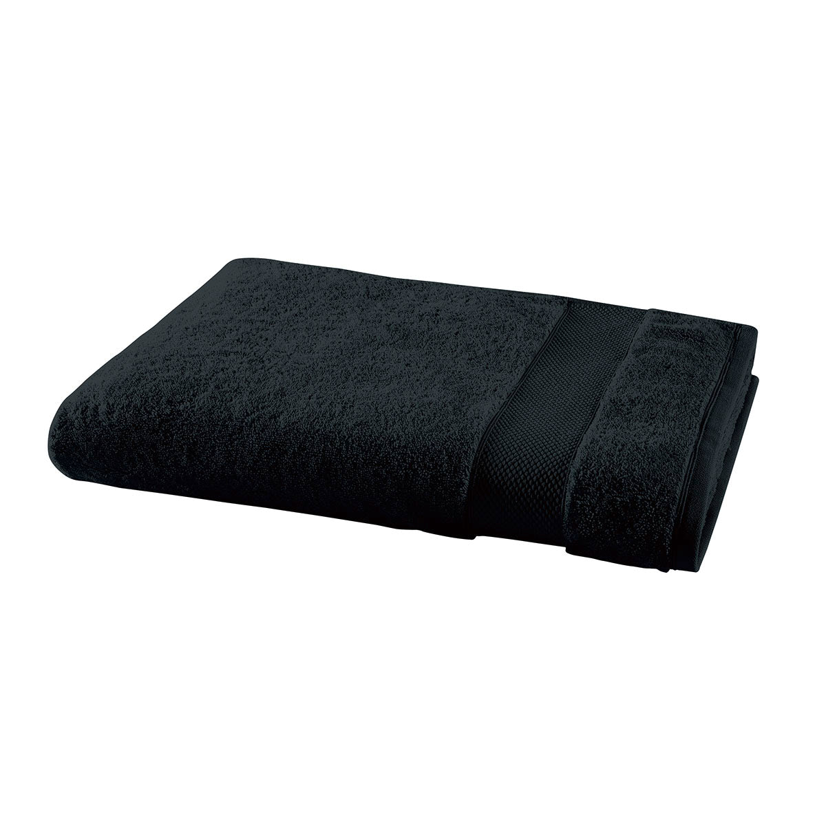 Éponge Unie - Bath Sheet - Black