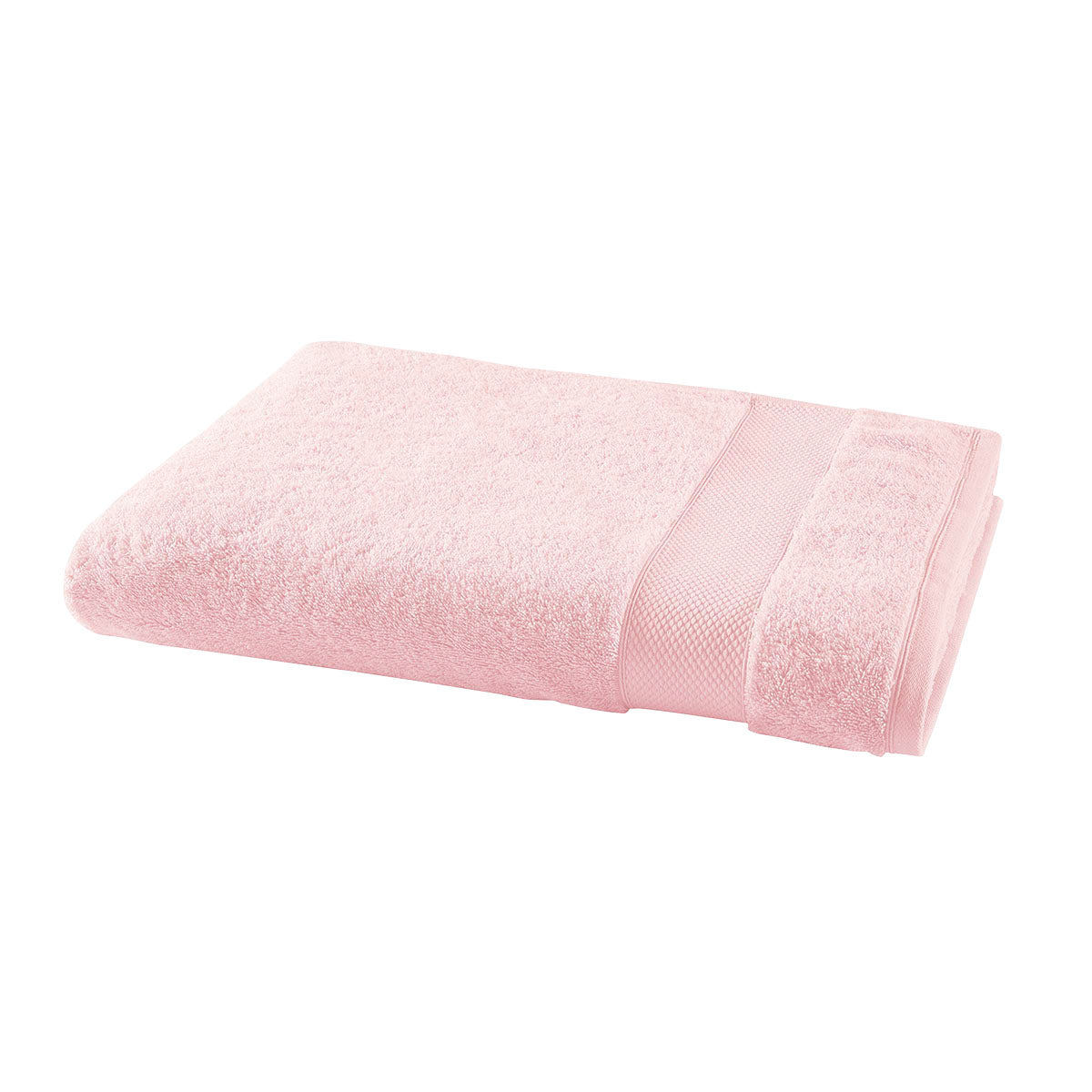 Éponge Unie - Drap de Douche - Rose Pâle