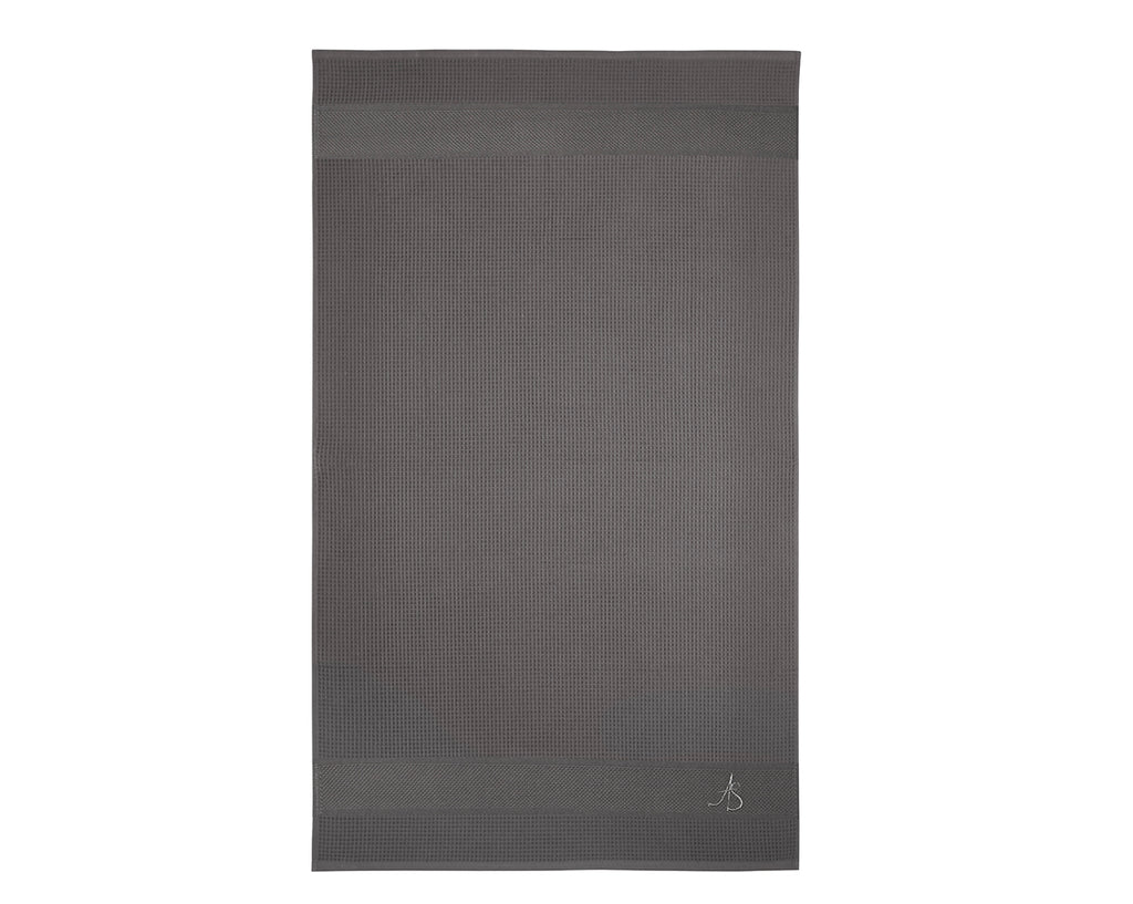 Nid d'Abeille - Drap de Douche - Gris