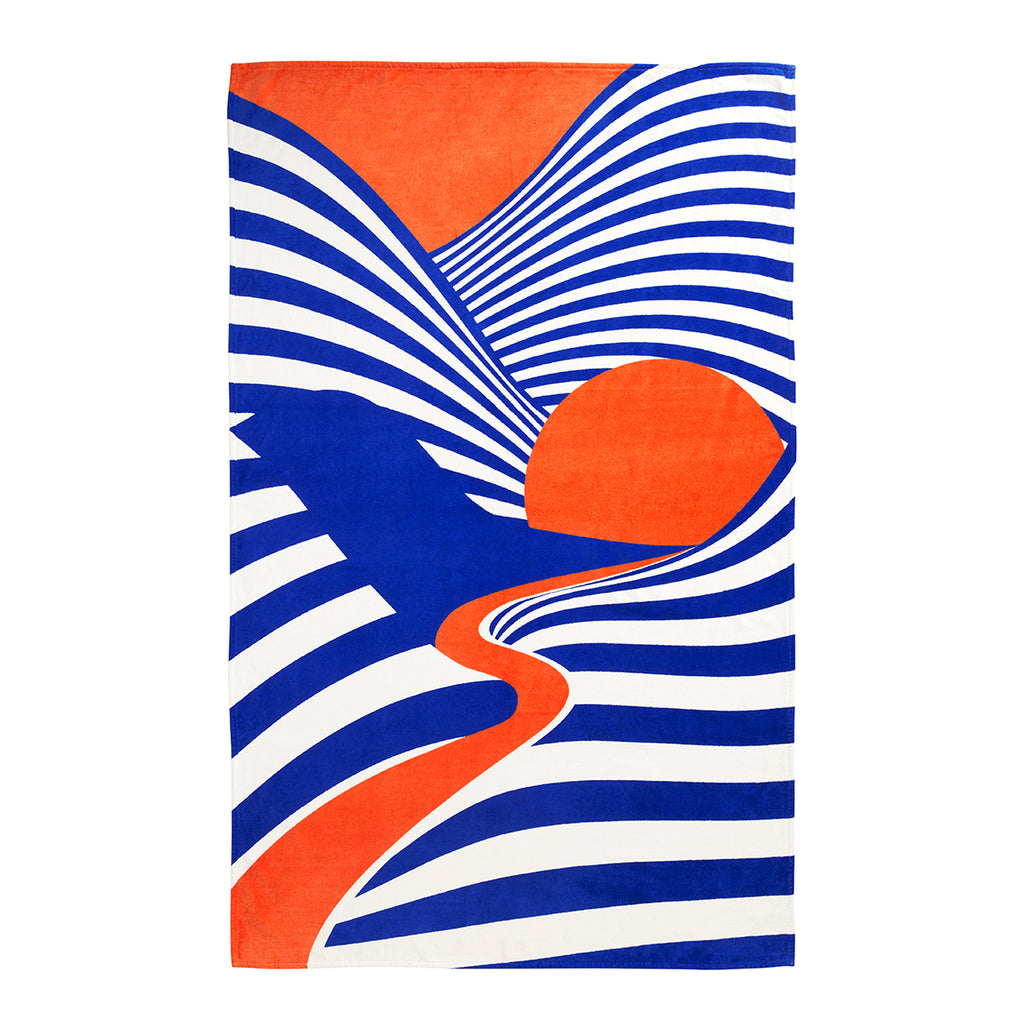 Lointain - Drap de Plage - Bleu