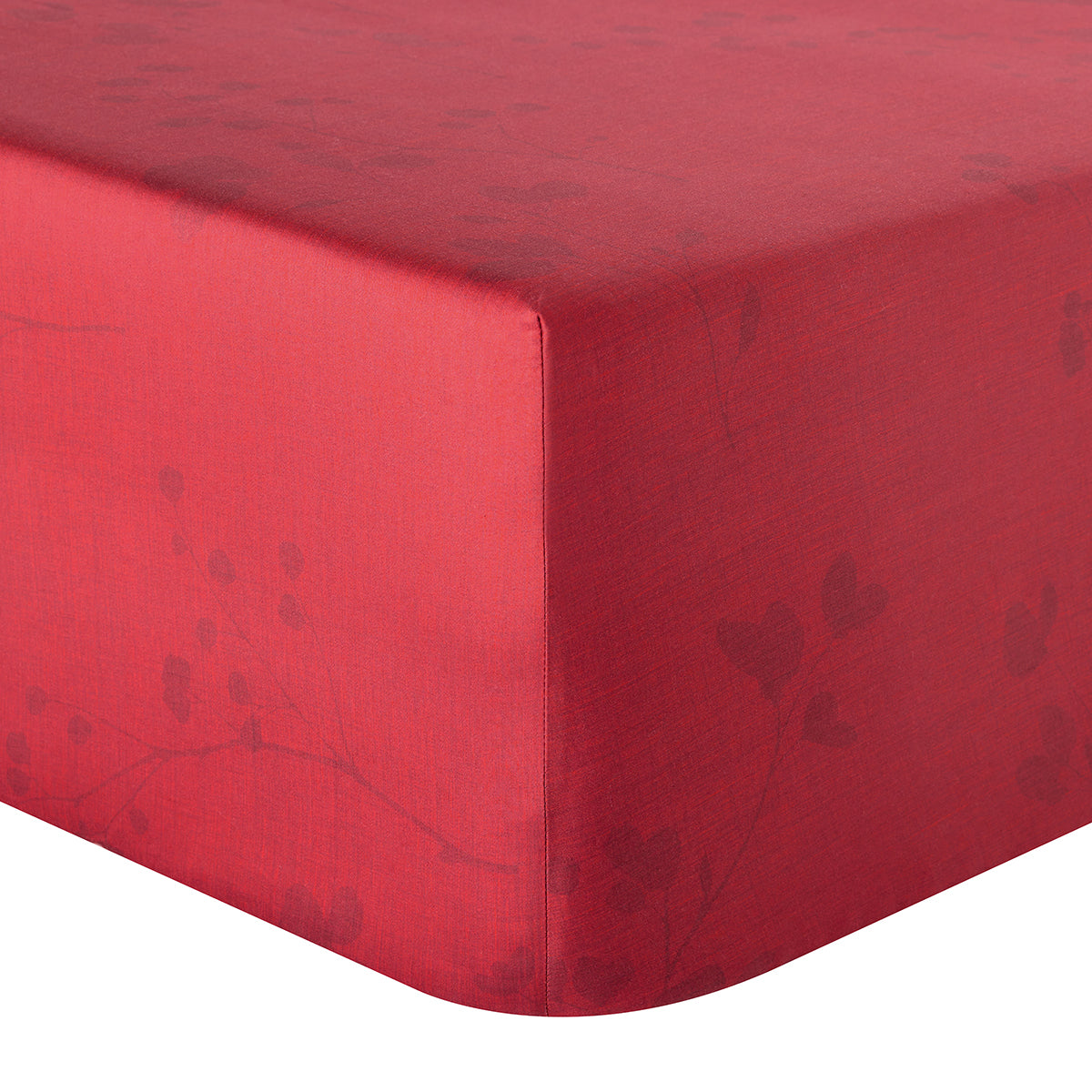 Minimaliste - Drap Housse - Terracotta