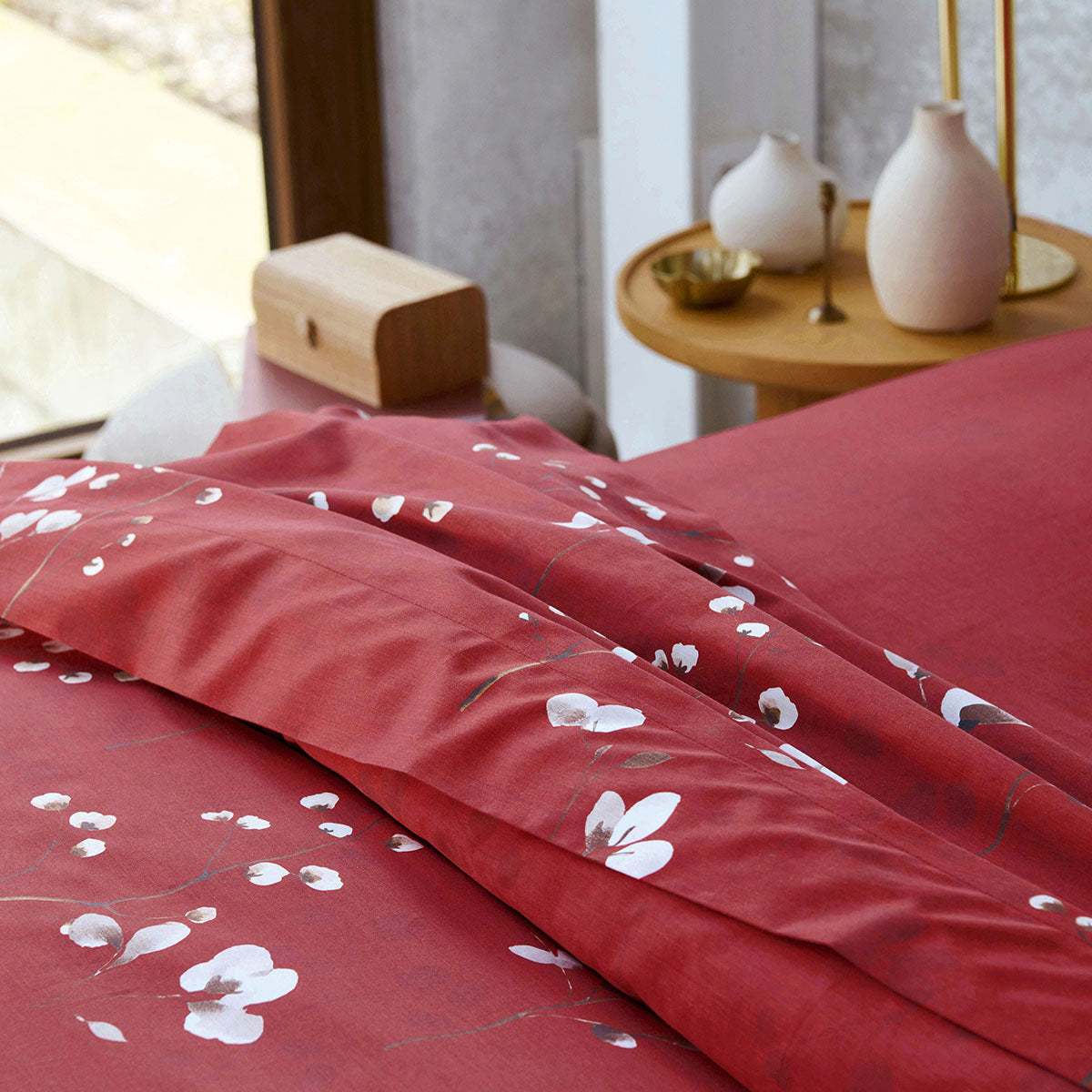 Minimaliste - Drap Plat - Terracotta