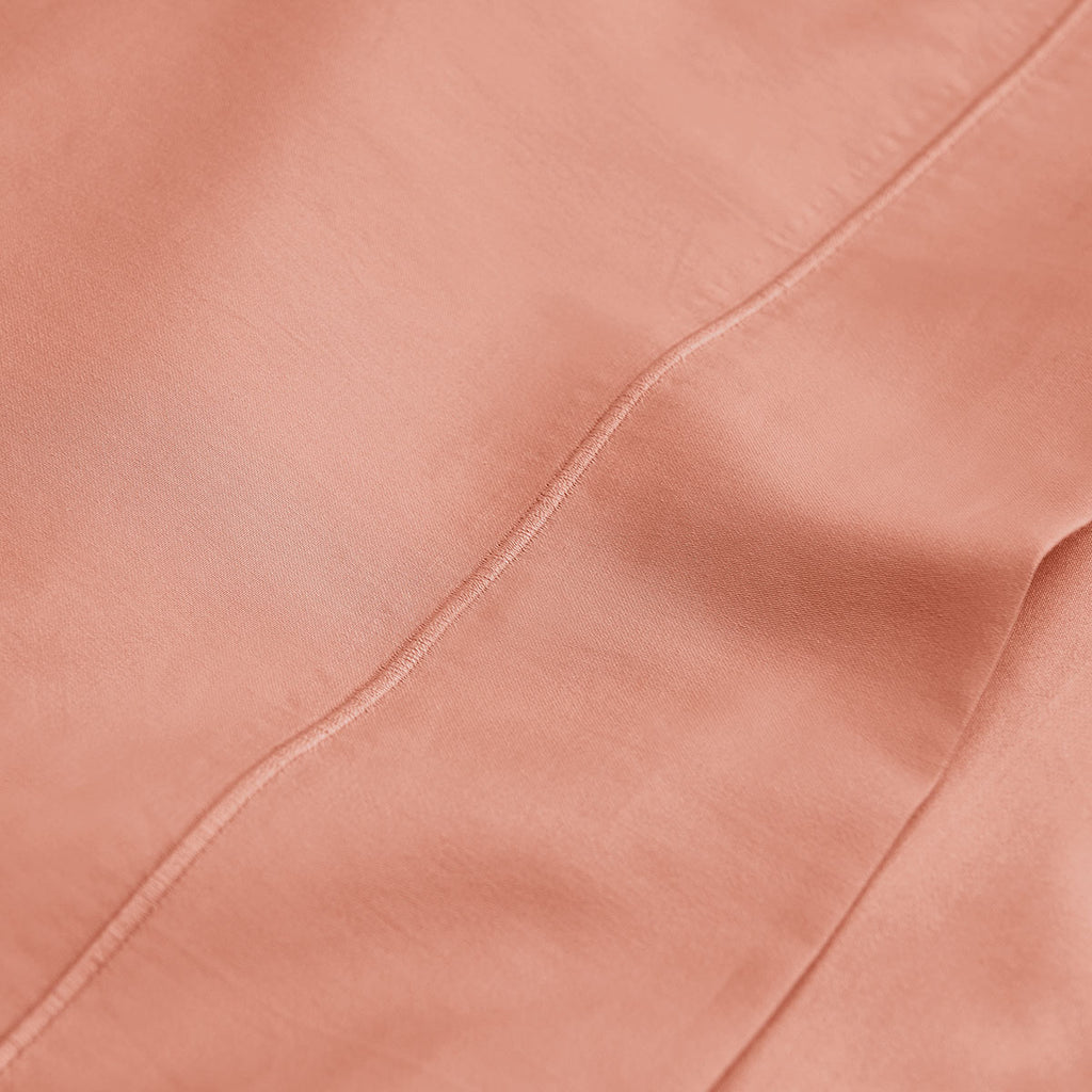 Plain Satin - Flat Sheet - Rust