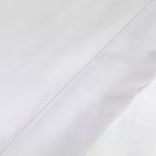 Satin Uni - Drap Plat - Blanc
