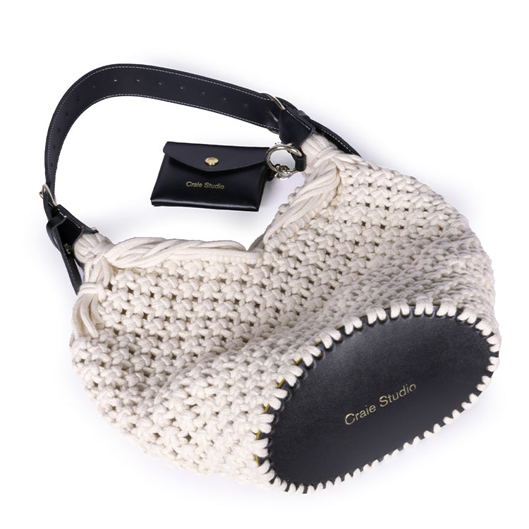 Sac Dream Macramé Noir & Naturel