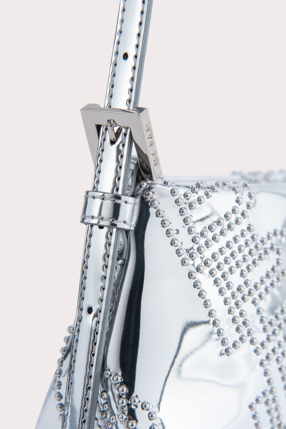 Dulce Silver Stud Lac Bag