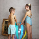 Maillot De Bain Enfant - Le Petit Immergé Aqua Rayé