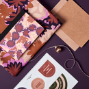 Le Duo Parfait Carnet Papier Tigre Et Tissu Waterlily