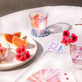 Pack of 4 Picardie Glasses - Pink - 25cl