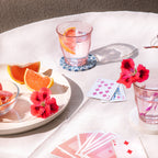 Pack of 4 Picardie Glasses - Pink - 25cl