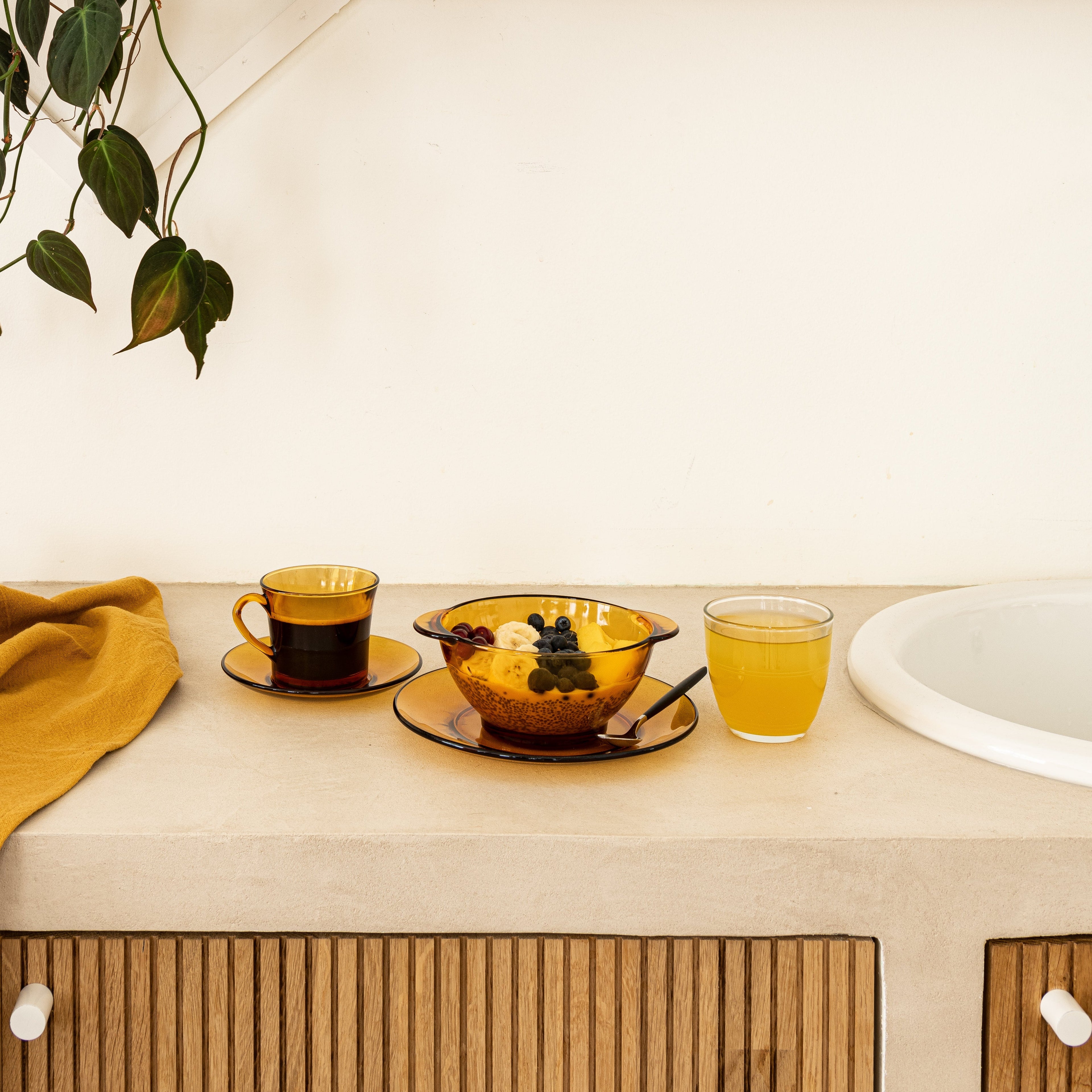 Pack of 6 Lys Bowls - Vermeil - 51Cl
