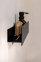 SHEA Duschablage en diseño moderno con champú y bürste, ideal para Dusche o Bad.