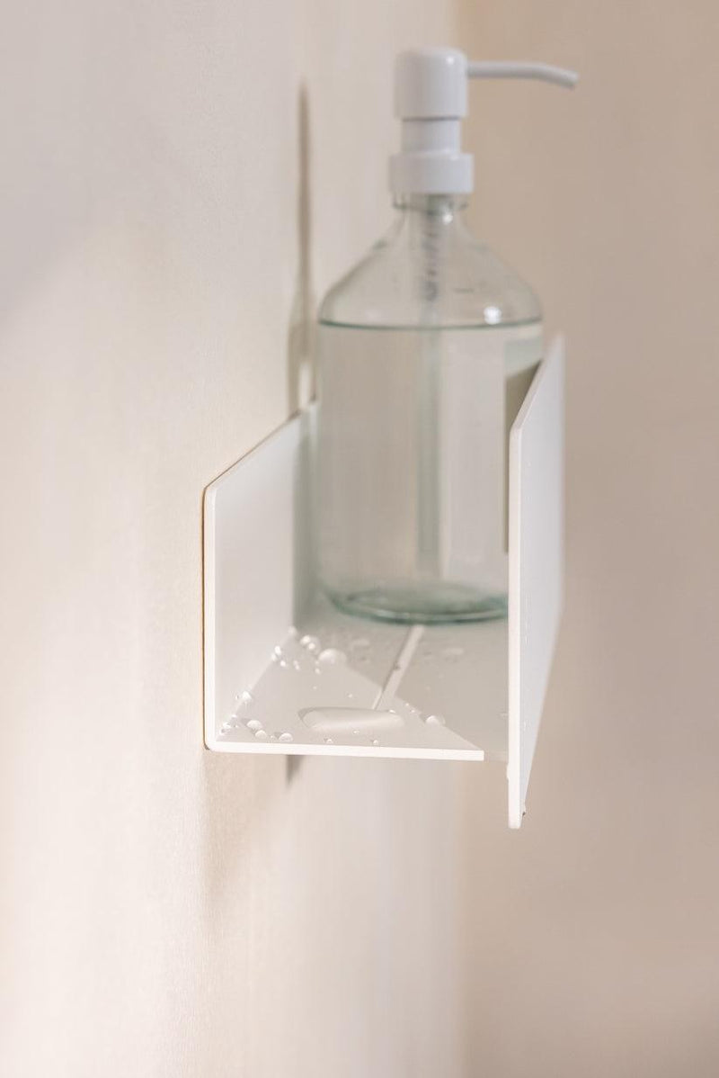 Duschablage SHEA mit Seifenspender en Gestaltung minimalista, perfecto para Dusche oder Bad