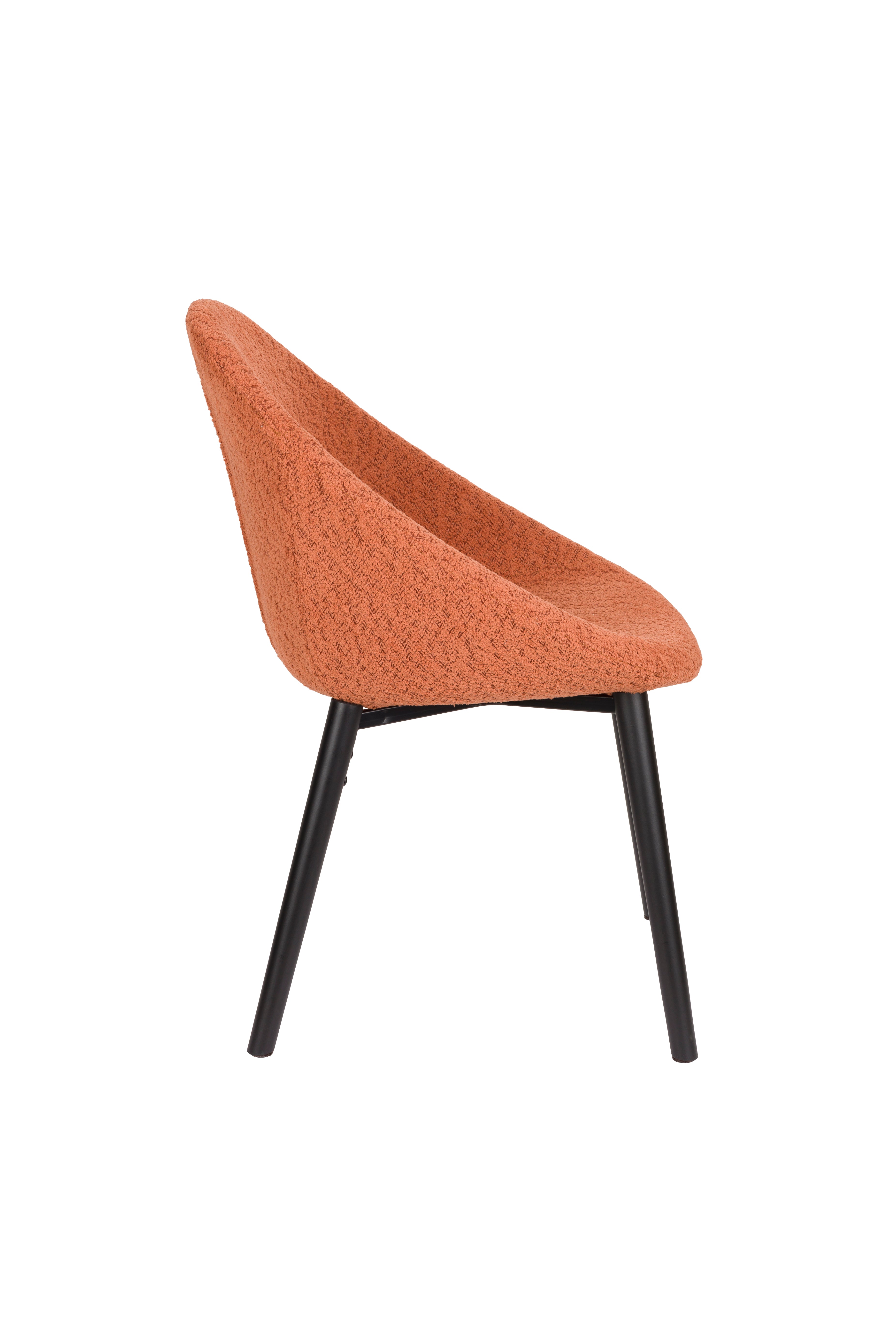 Fenna - Chair - Polyester - Terracotta Red