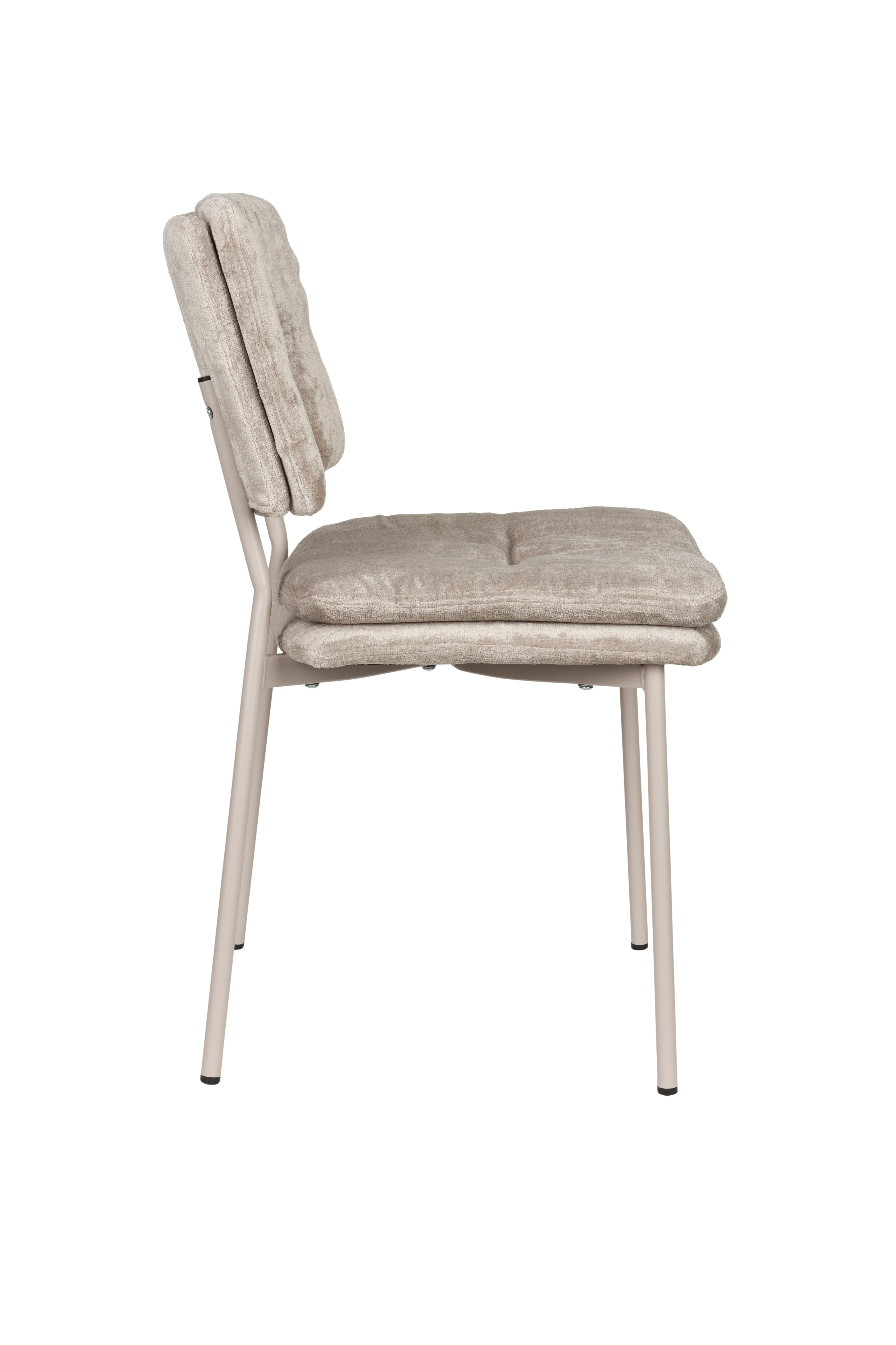 Franck - Chaise De Salle À Manger - Polyester - Beige
