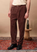 Pantalon Pessac Velours Marron