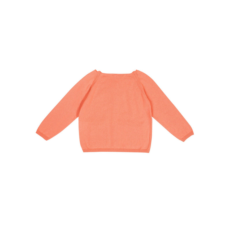 Puce Cardigan - Mandarancio - Fille