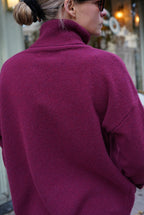 Timothée Turtleneck Sweater Burgundy