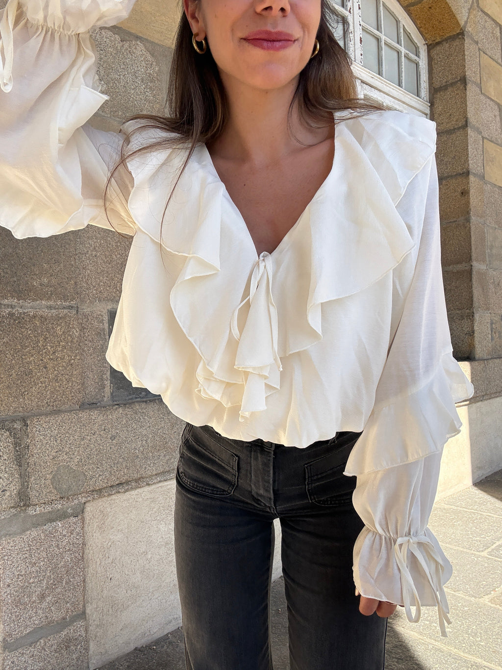 Blusa Iris Crudo