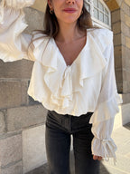 Blusa Iris Crudo
