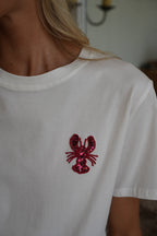 T-Shirt Sequins Charli - Blanc