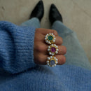 Lulú Green Ring