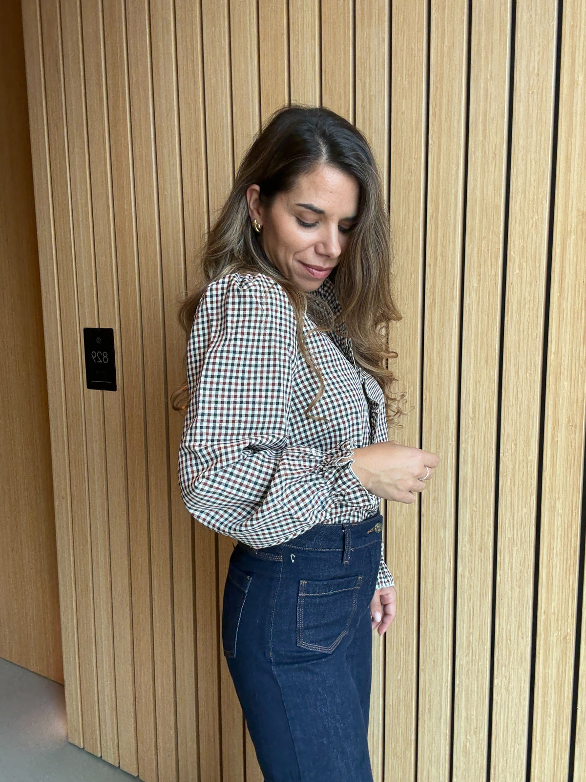Blusa de cuadros Jeanne