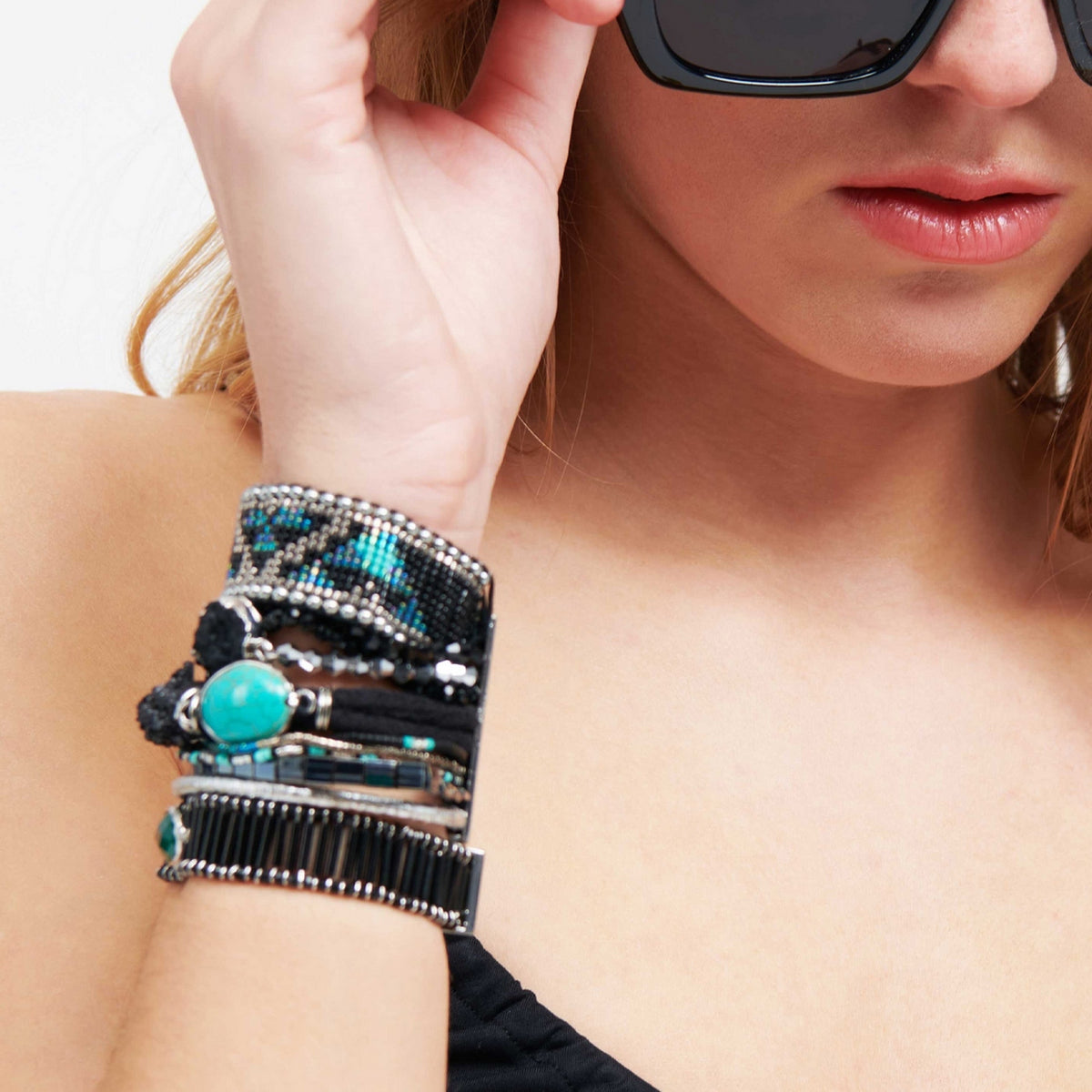 Bijoux Mini Manchette Youpi - Noir