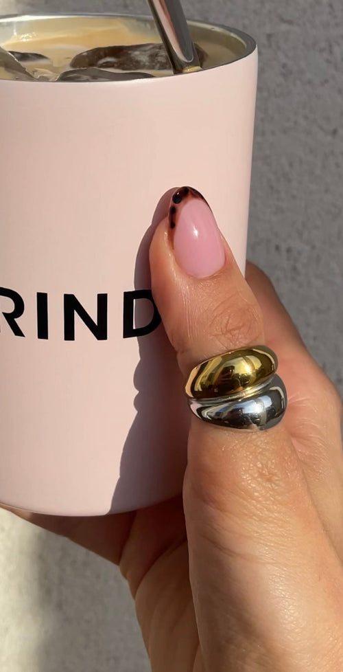 Bague Double Dome