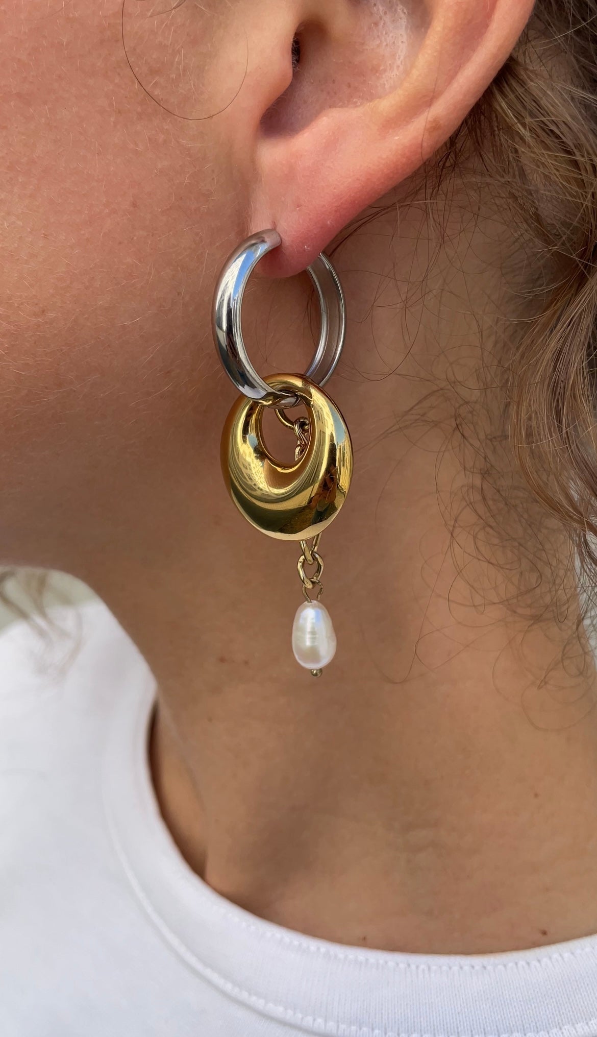 Boucles D'Oreilles Asymmetric Grunge